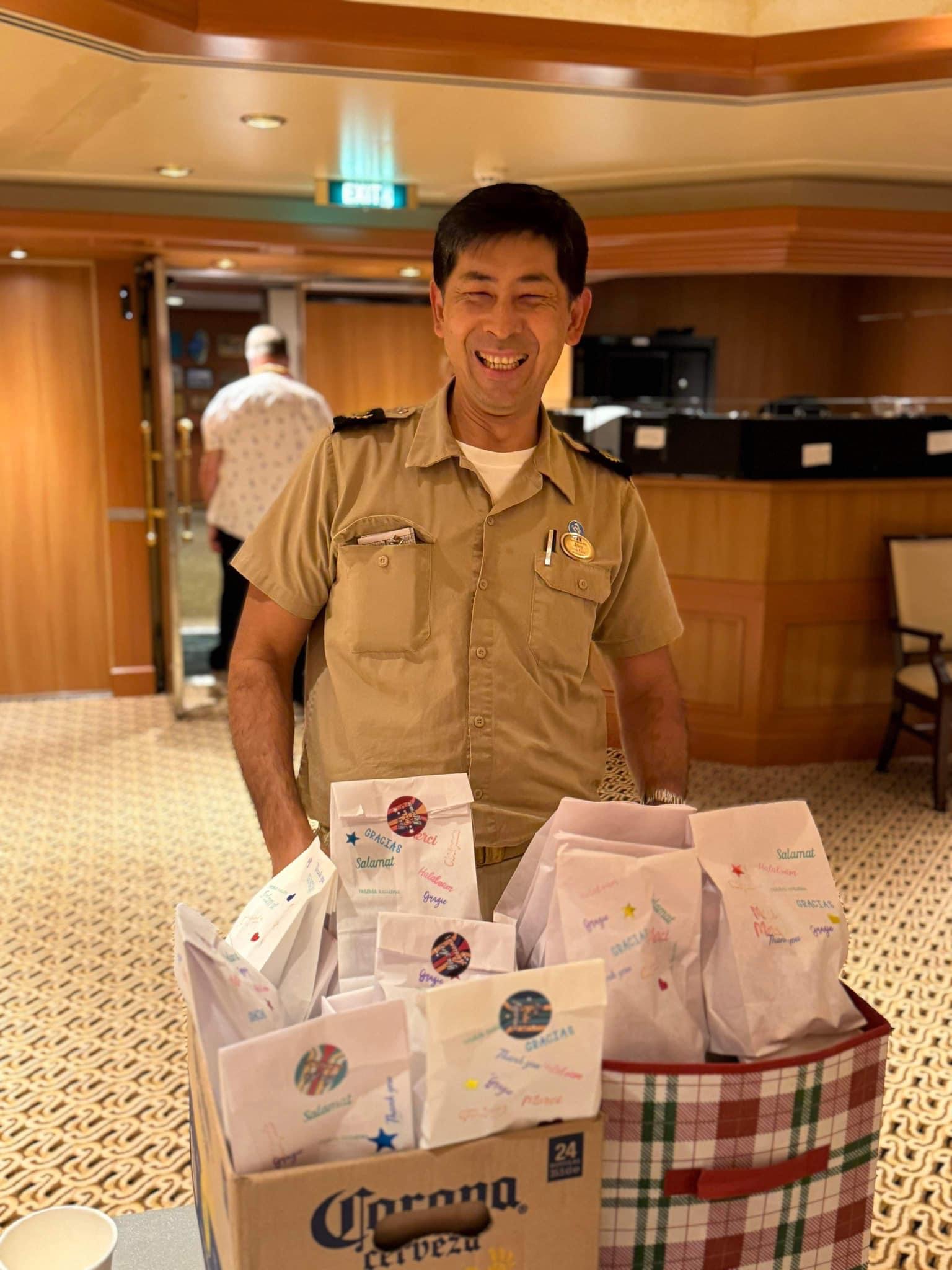 cruise crew bags