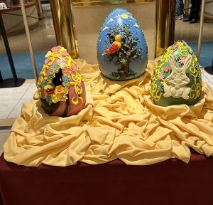 The crew did such a nice job preparing for Easter. Check out these eggs!