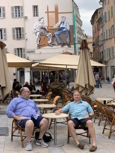 Toulon, France, 2018 with Peter and Marsh. It's a classic.
