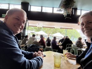Lunch at Vault 21.