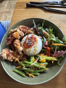 Marshall got Bang Bang shrimp!