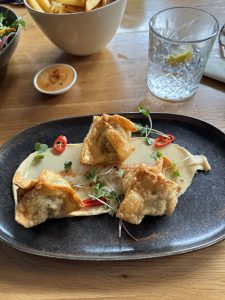 Beef brisket pot stickers! So good!