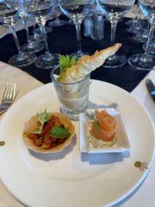 Appetizer at the Chef's Table event.