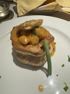Shrimp Bisque in Pastry. This was soooo good!