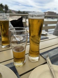 So Dean our waiter called this a "double parked"...which means I hadn't finished the first drink before I ordered the second one. This is a common phrase in SA, and I'm bringing it to the U.S.!!
