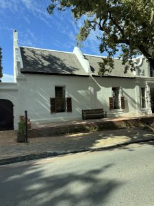 Dutch architecture in Stellenbosch.