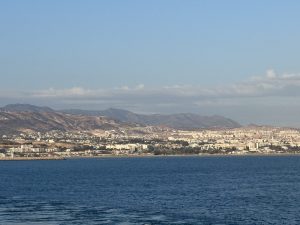View of Agadir, from the ship.