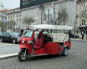 TukTuks are everywhere in Lisbon, as they can navigate the narrow streets.