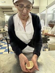 Each pastry is made by hand.