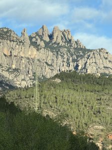 Our first view of Montserrat.