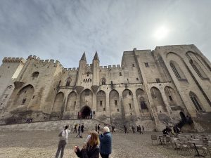 The Palace of the Popes, Avignon, France.