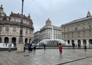 Piazza de Ferrari, Genoa, Italy