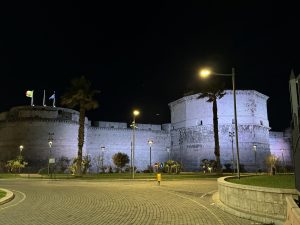Civitavecchia ancient wall.