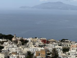 There's the Sorrento peninsula across the way.