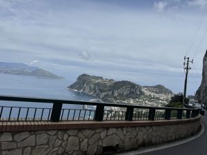 The ride down!