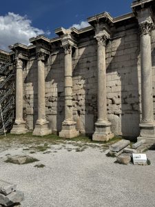 Hadrian's Library, just down the street from the Hard Rock Cafe. Crazy.