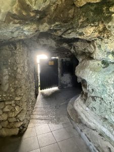 Entrance to the tunnels.