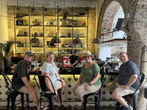 El Marques Hotel bar for a cold drink.