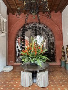 Behind the beautiful doors are these amazing courtyards.