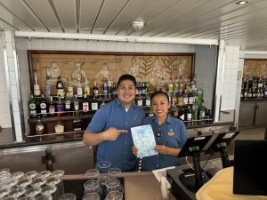 Our great servers at the Lido Bar.