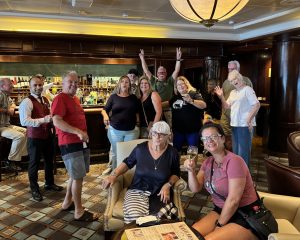 Wheelhouse Bar, Deck 7, our final stop!